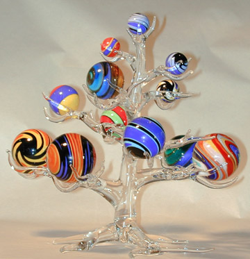 Glass Marble Tree